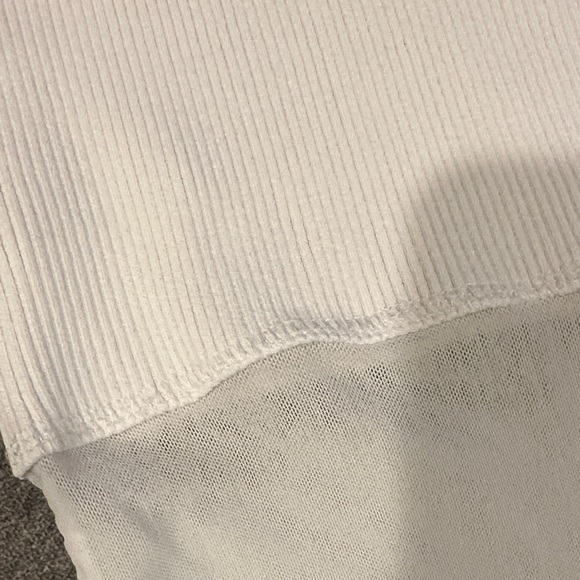 Bardot Off-White Sleeveless Mock Bodysuit - Picture 5 of 7